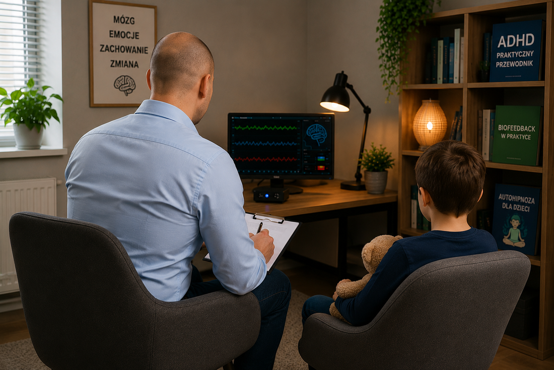 Terapia behawioralna w połączeniu z biofeedbackiem oraz autohipnozą – realna pomoc dzieciom w problemach z nadpobudliwością i ADHD